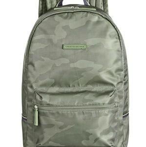 Tommy Hilfiger Mens Olive Camo Backpack